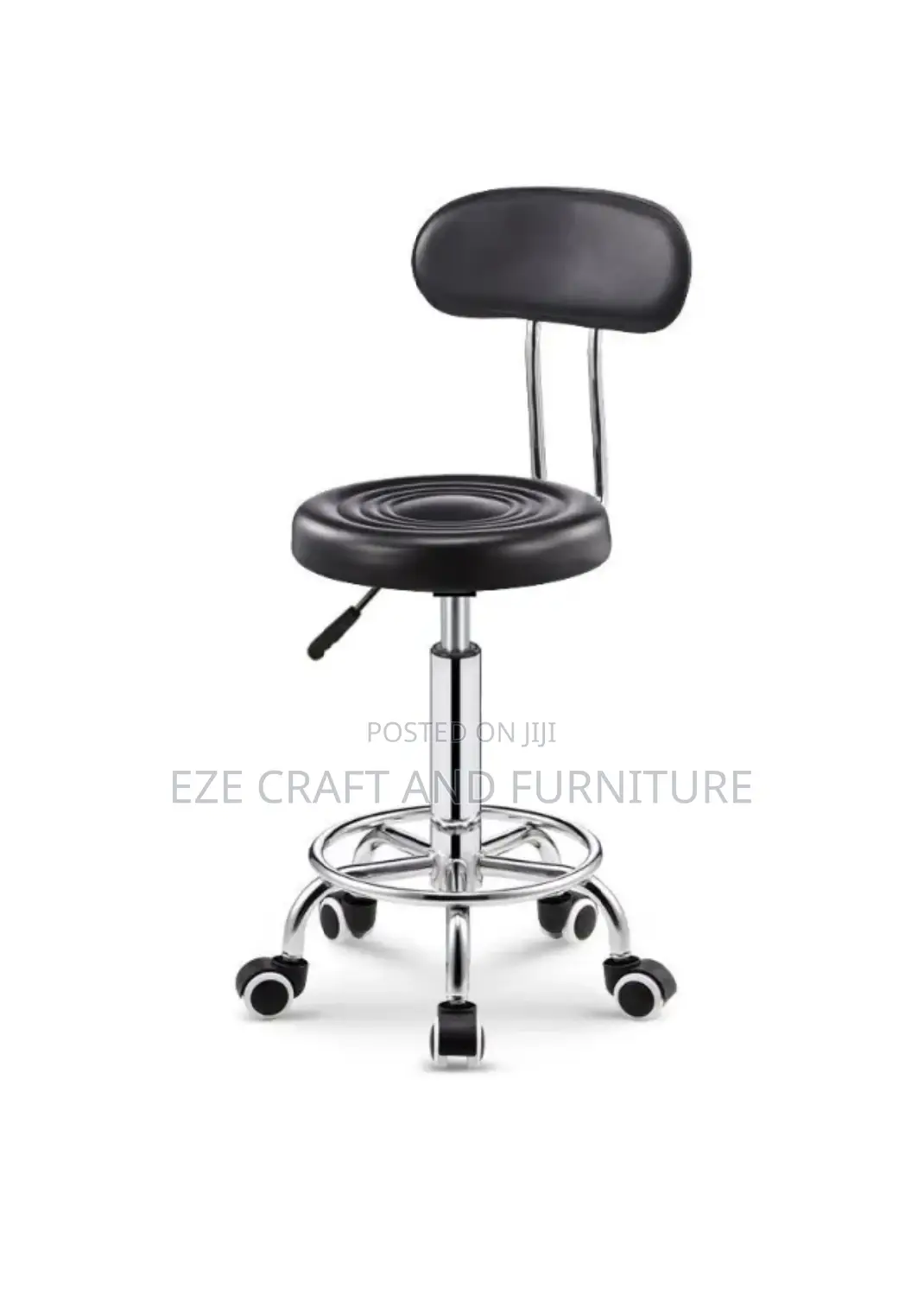 Kitchen Stool With Backrest