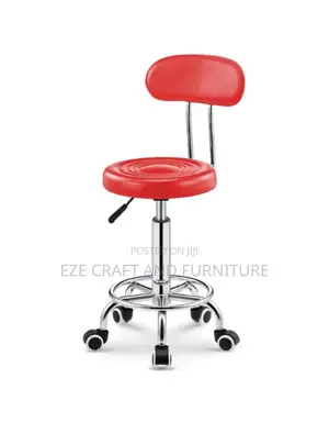 Kitchen Stool With Backrest