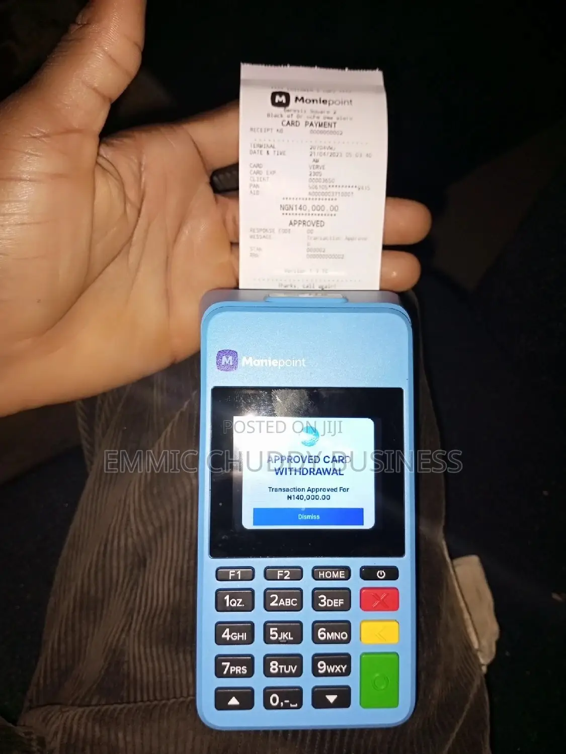 Moniepoint Pos Machine
