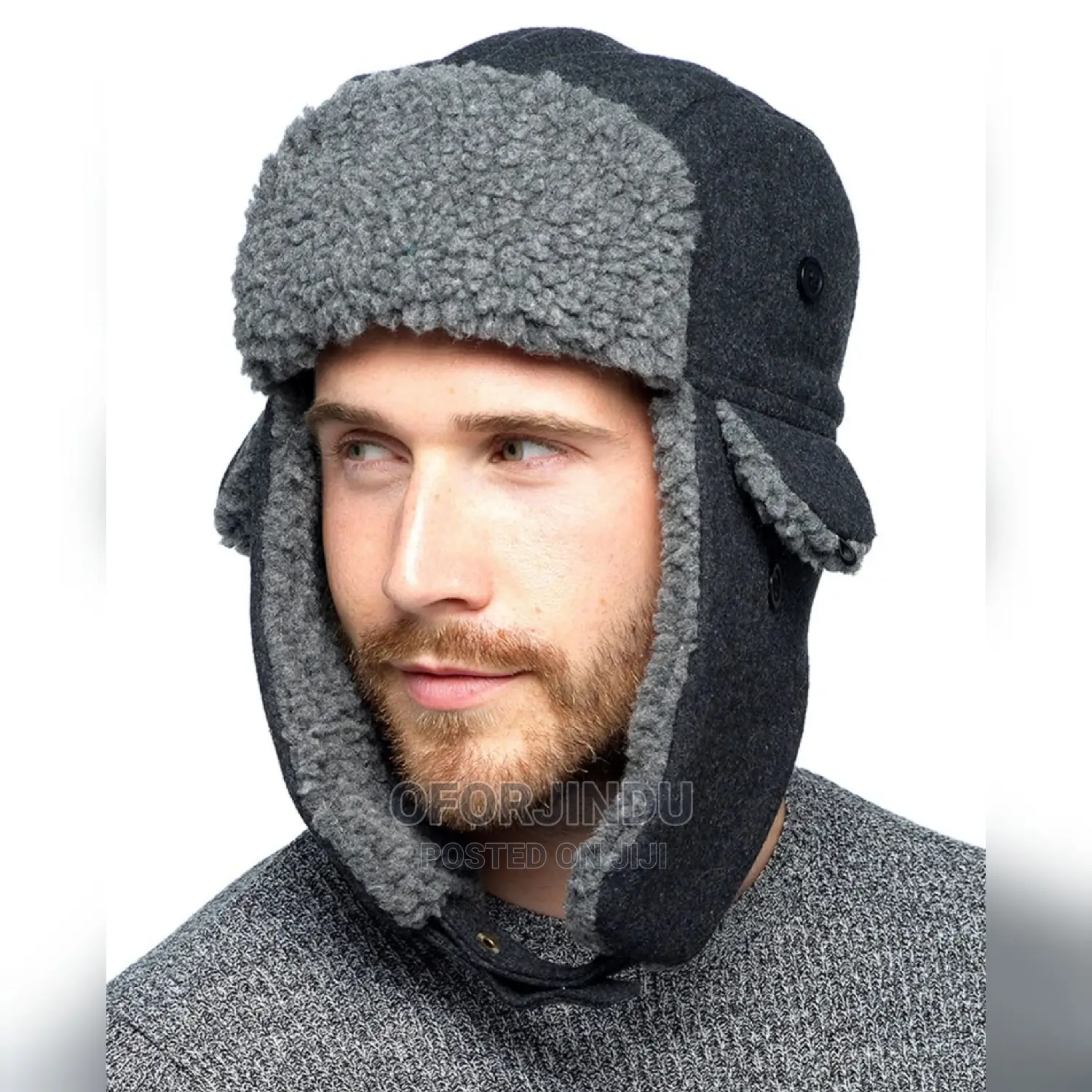 Winter Trapper Hat Unisex Foreign Used Original