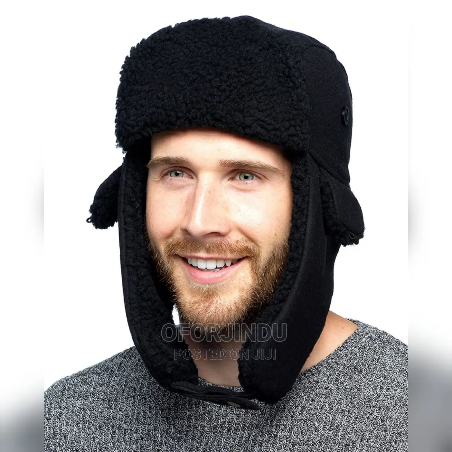 Winter Trapper Hat Unisex Foreign Used Original