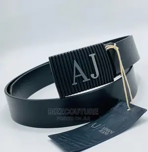 Original AIRMANI JEANS Leather Belts Available in Store