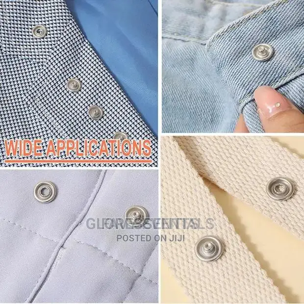 Stud Snap Button Kit With Hooks