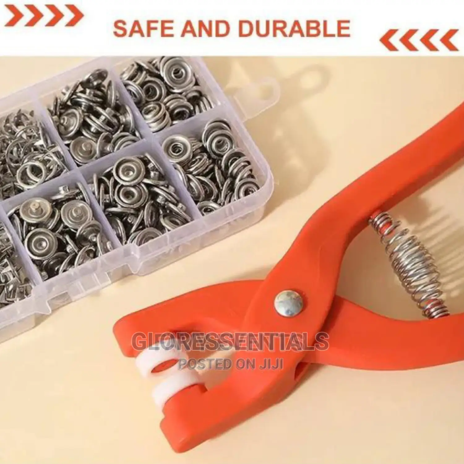 Stud Snap Button Kit With Hooks