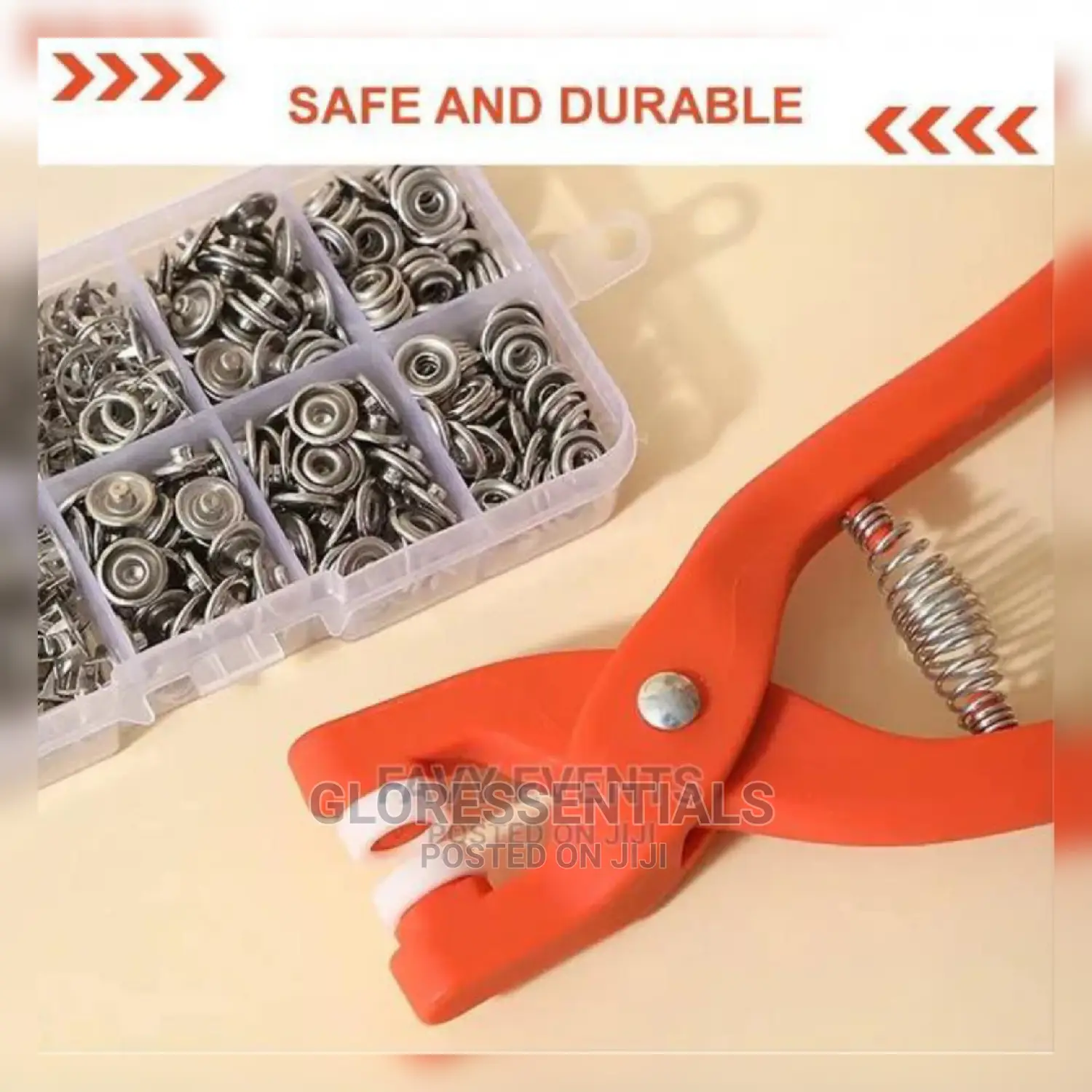 Stud Snap Button Kit With Hooks