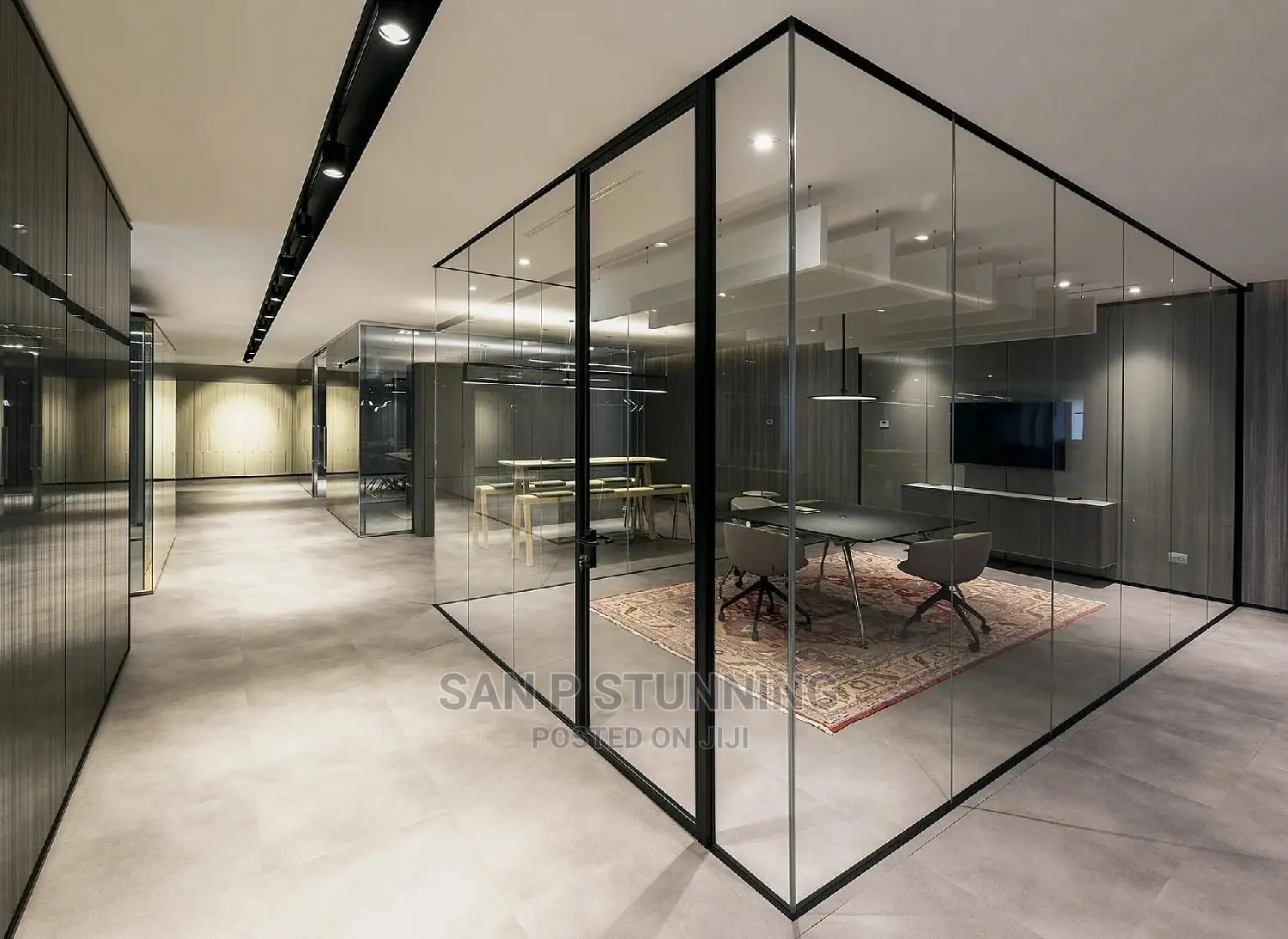 Classic Office Glass Partition