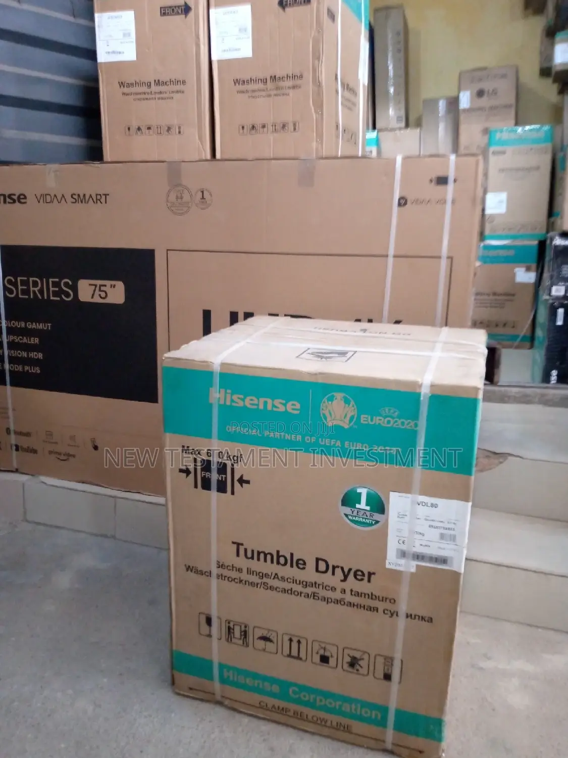 Hisense Tumble Drier 8kg With 2yrs Guarantee