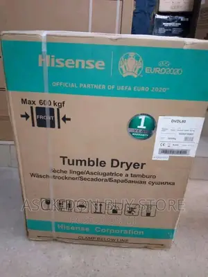 Hisense 8kg Hot Dryer 1 Year Company Warranty