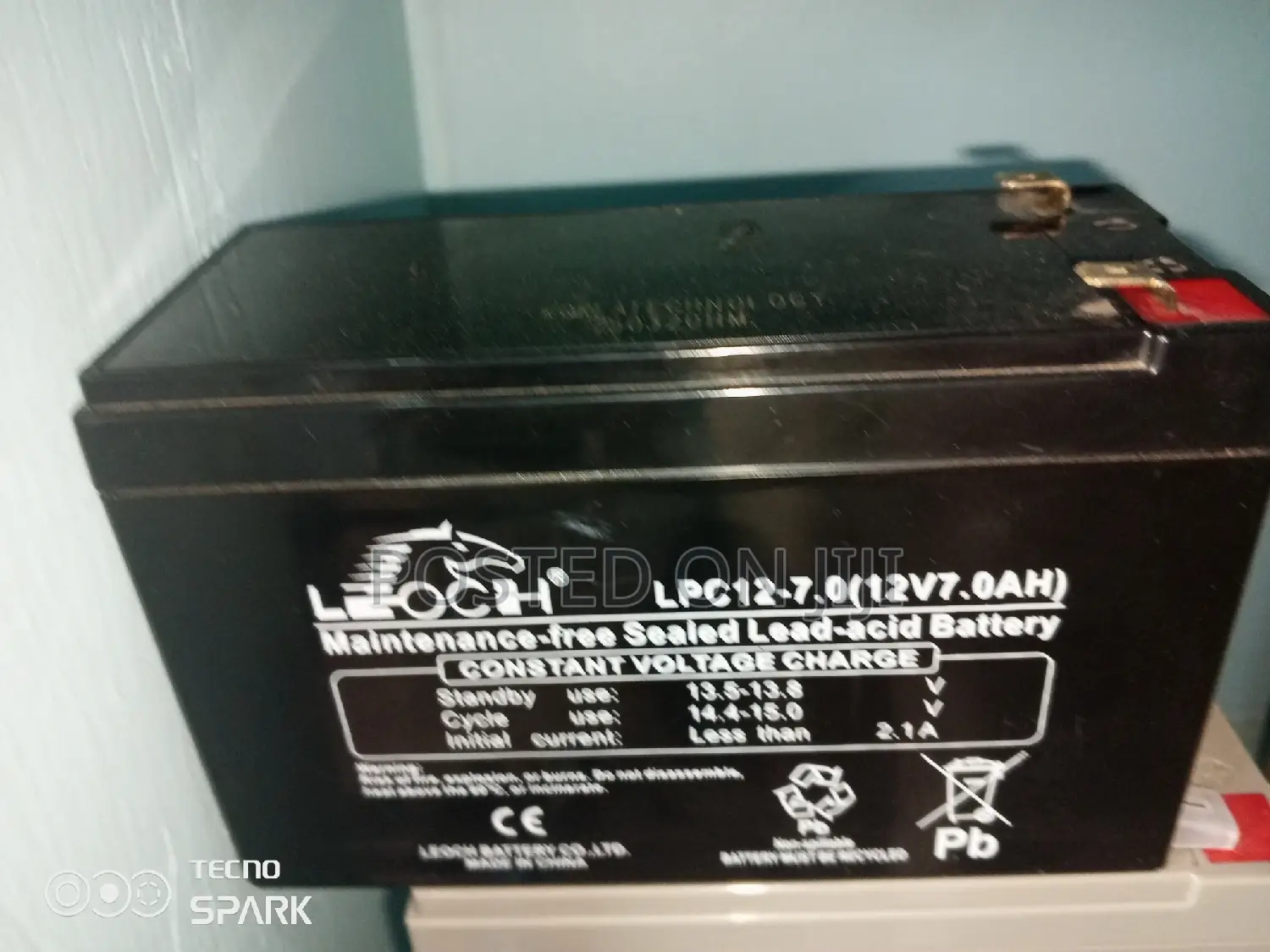 LEOCH 7ah 12v Deep Cycle UPS Battery