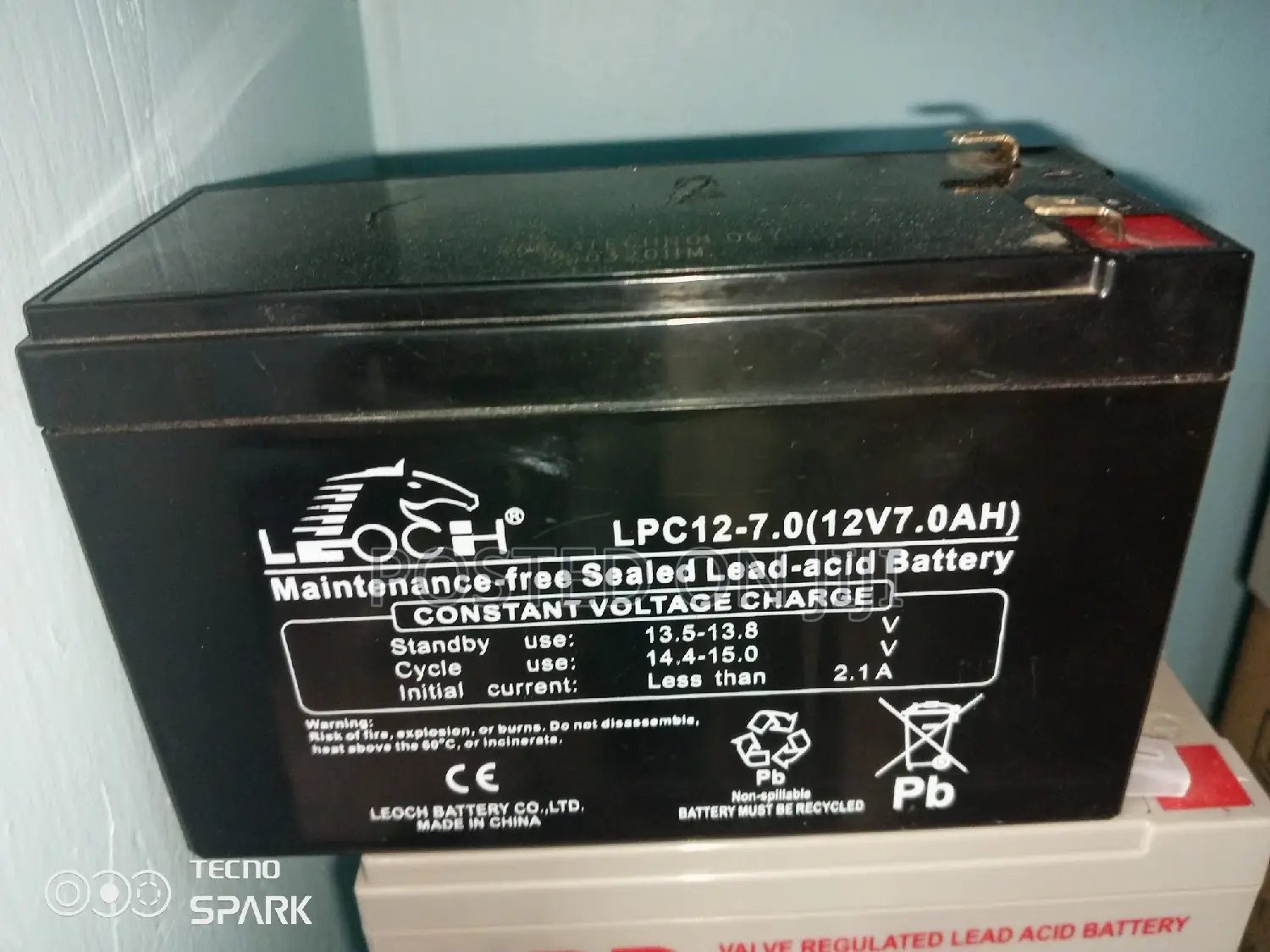 LEOCH 7ah 12v Deep Cycle UPS Battery