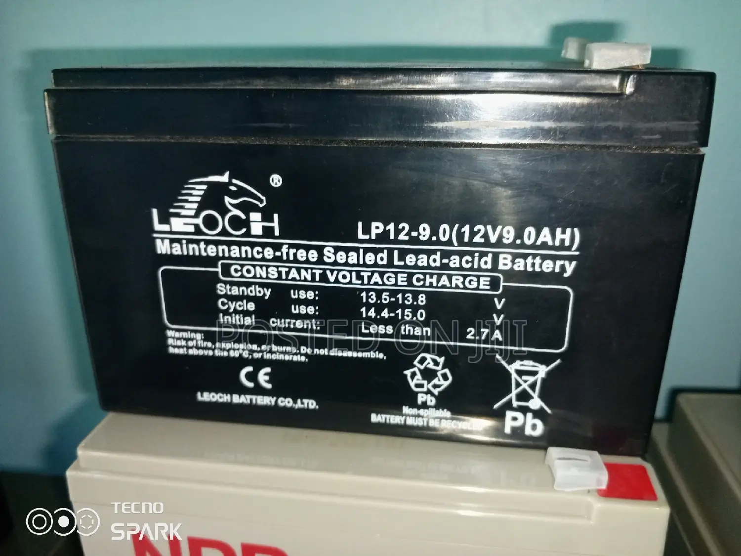 LEOCH 9ah 12v Deep Cycle UPS Battery