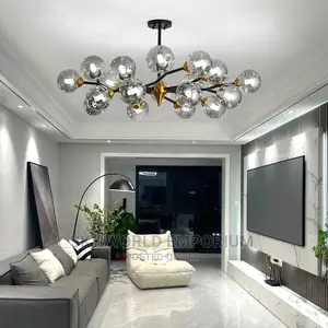 Modern Nordic Chandeliers Black Gold