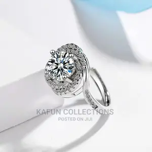 Photo - Non-Fading Sterling Silver Adjustable Proposal Ring