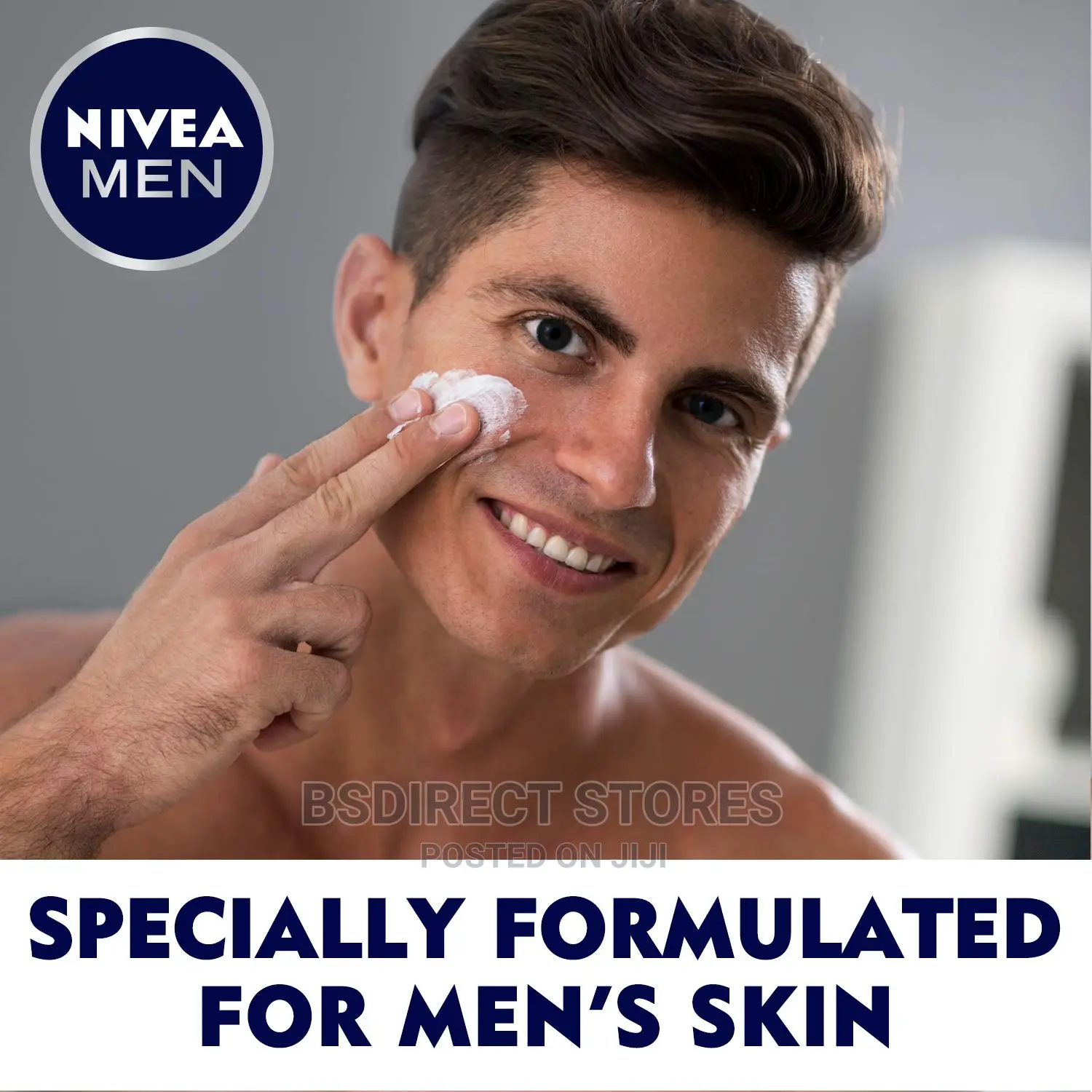 Nivea 75ml Men's 3-in-1 Moisturising Cream Face Hand Body
