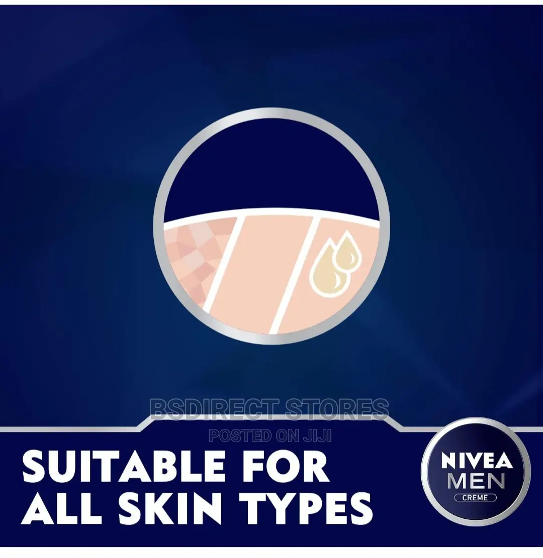 Nivea 75ml Men's 3-in-1 Moisturising Cream Face Hand Body