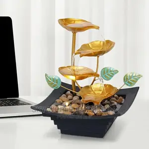 Tabletop Water Fountain Small Indoor Waterfall Fountain