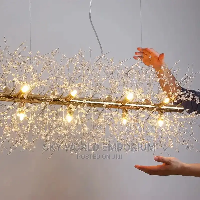 Rectangular Fireworks Chandelier