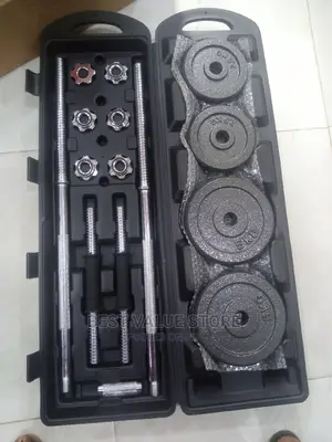 50kg Black Case Dumbbells