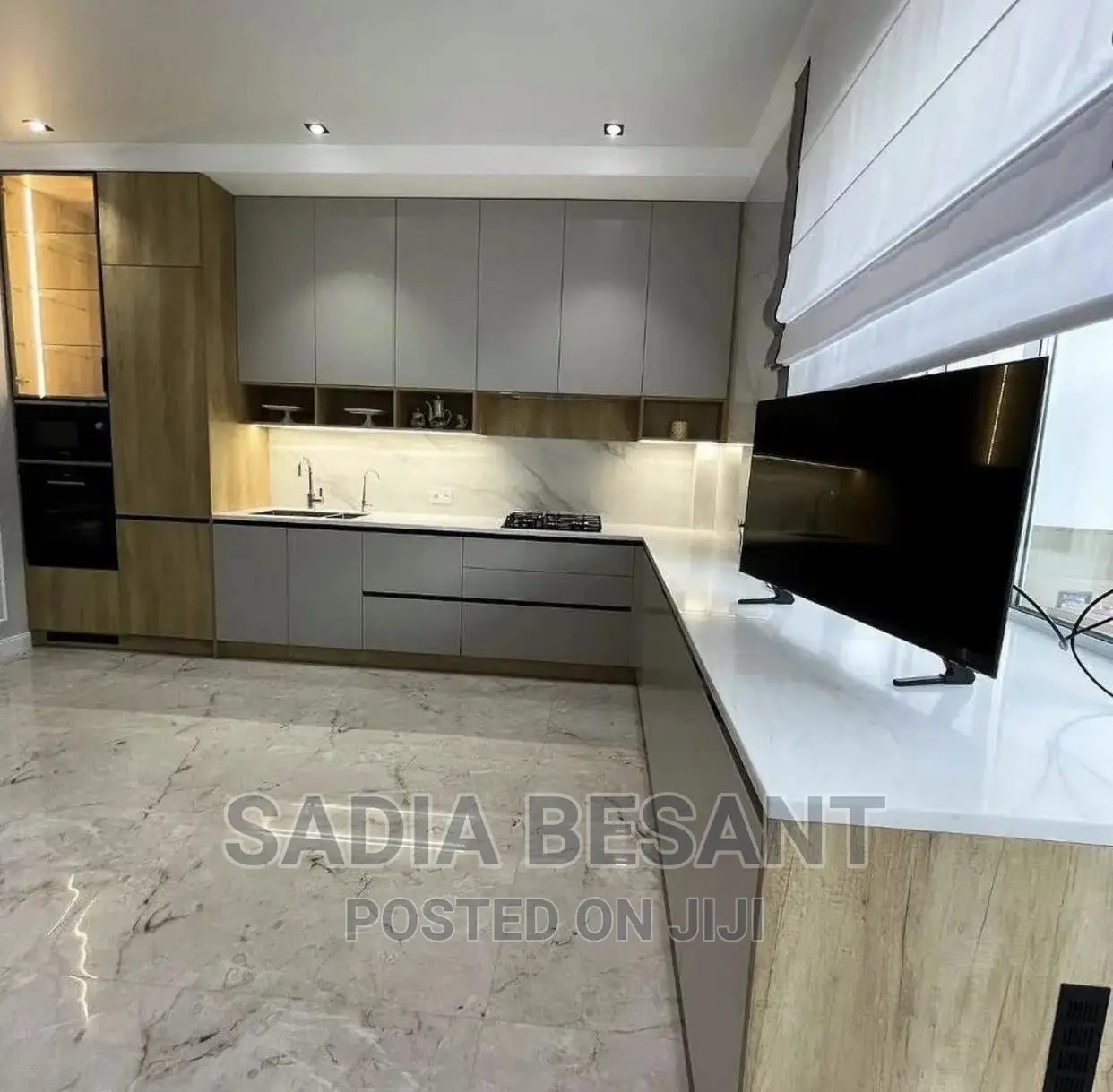 Modern Kitchen With Accessories