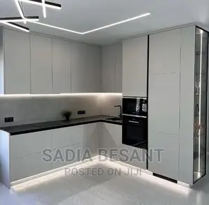 Contemporary Kitchen Cabinets With Accessories