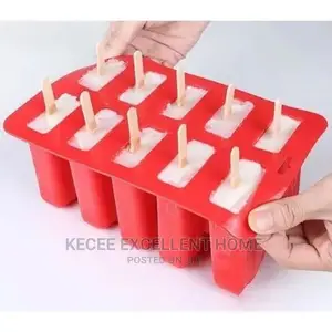 Silicone Ice Cream Popsicle Mold - 10 Slots