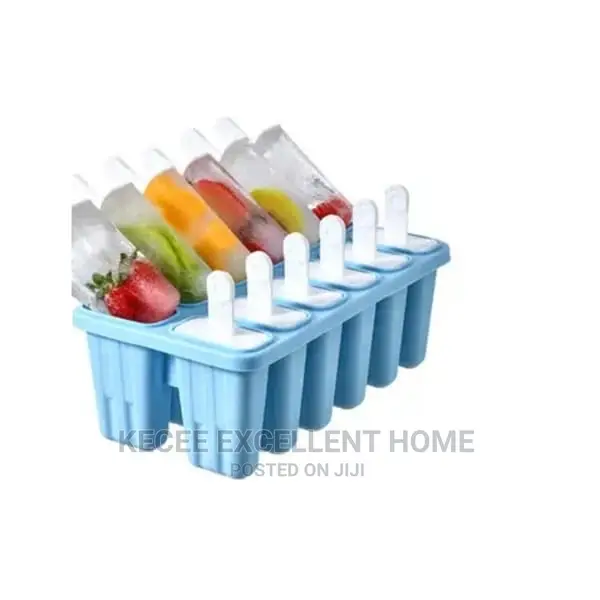 Silicone Popsicle - 12 Molds (Blue