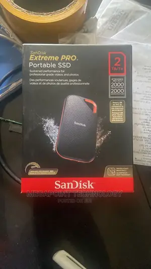 Sandisk 2tb External Solid State Drive 2000mbps SSD