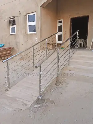 Entrance With Stainless Beautification