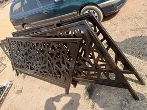 Staircase Handrail With Laser Cut Design