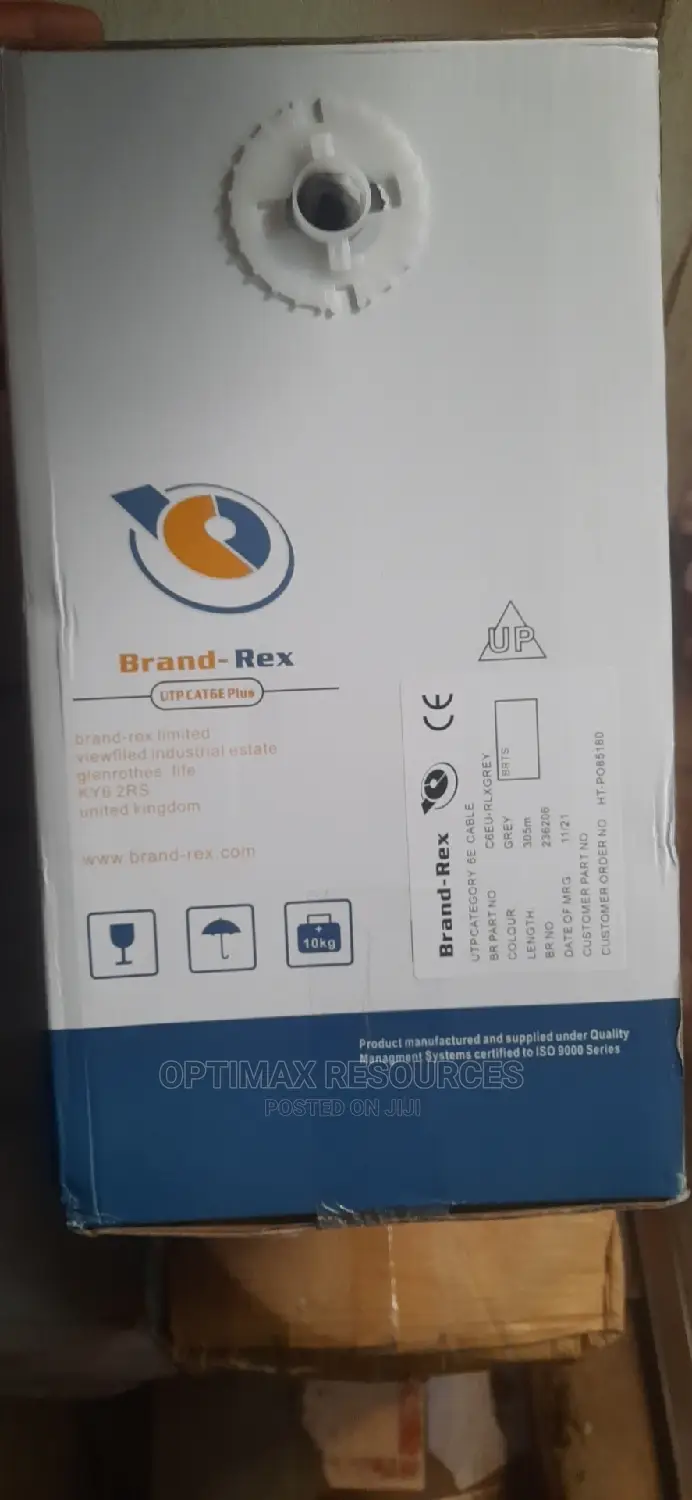 Brandrex Cat6 Copper Cable by 305M