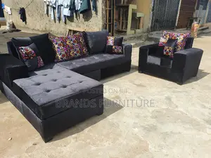 Photo - Beautiful Black Lshap Troll Pillows With Single Seater