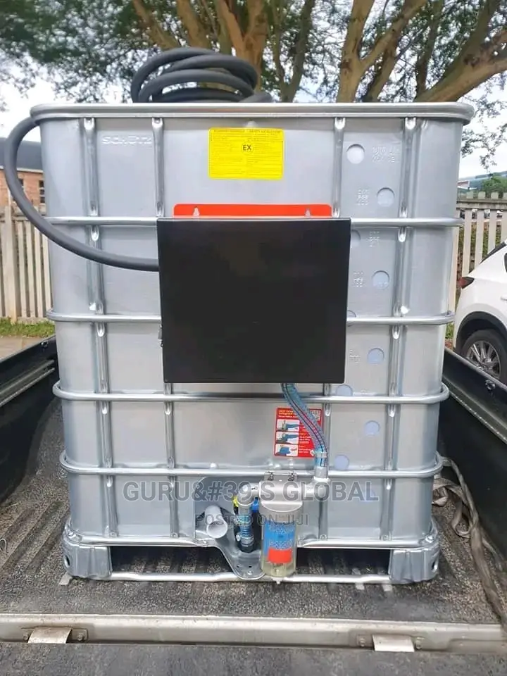 White Diesel Tank