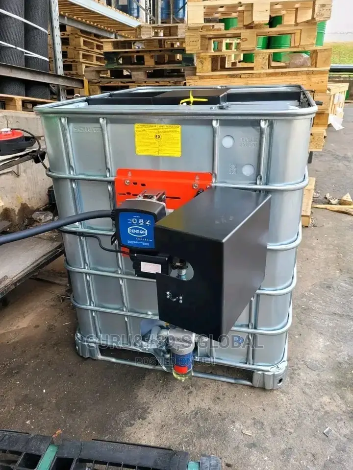 White Diesel Tank