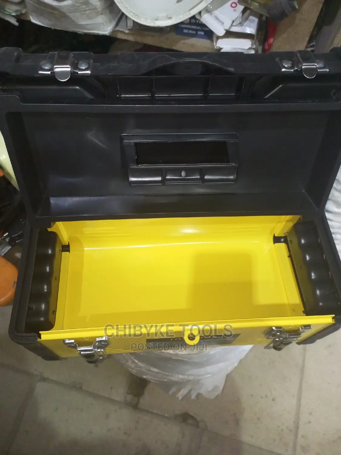 14" Plastic Metal Empty Tools Box