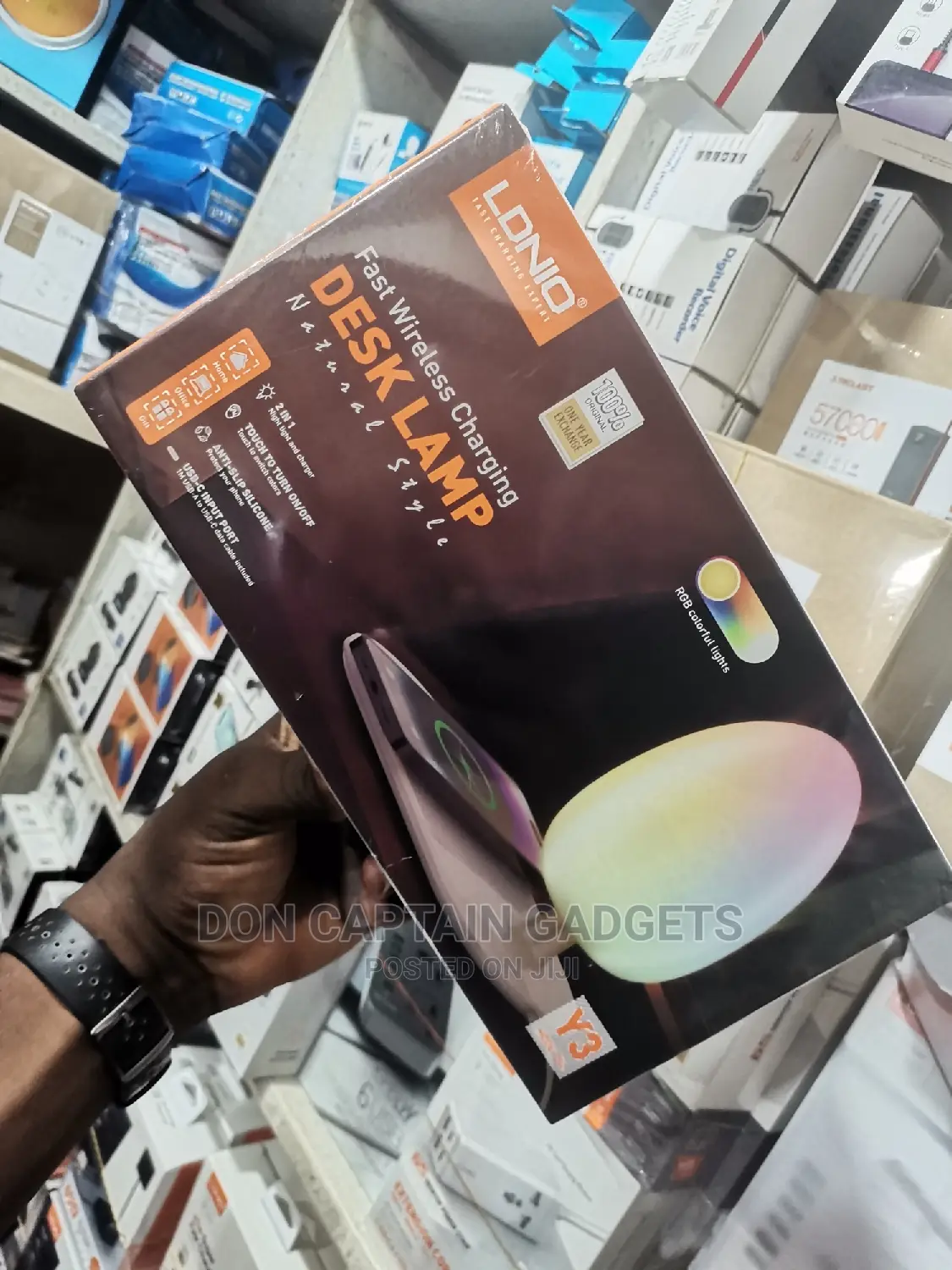 LDNIO Y3 Fast Wireless Charging Desktop Lamp