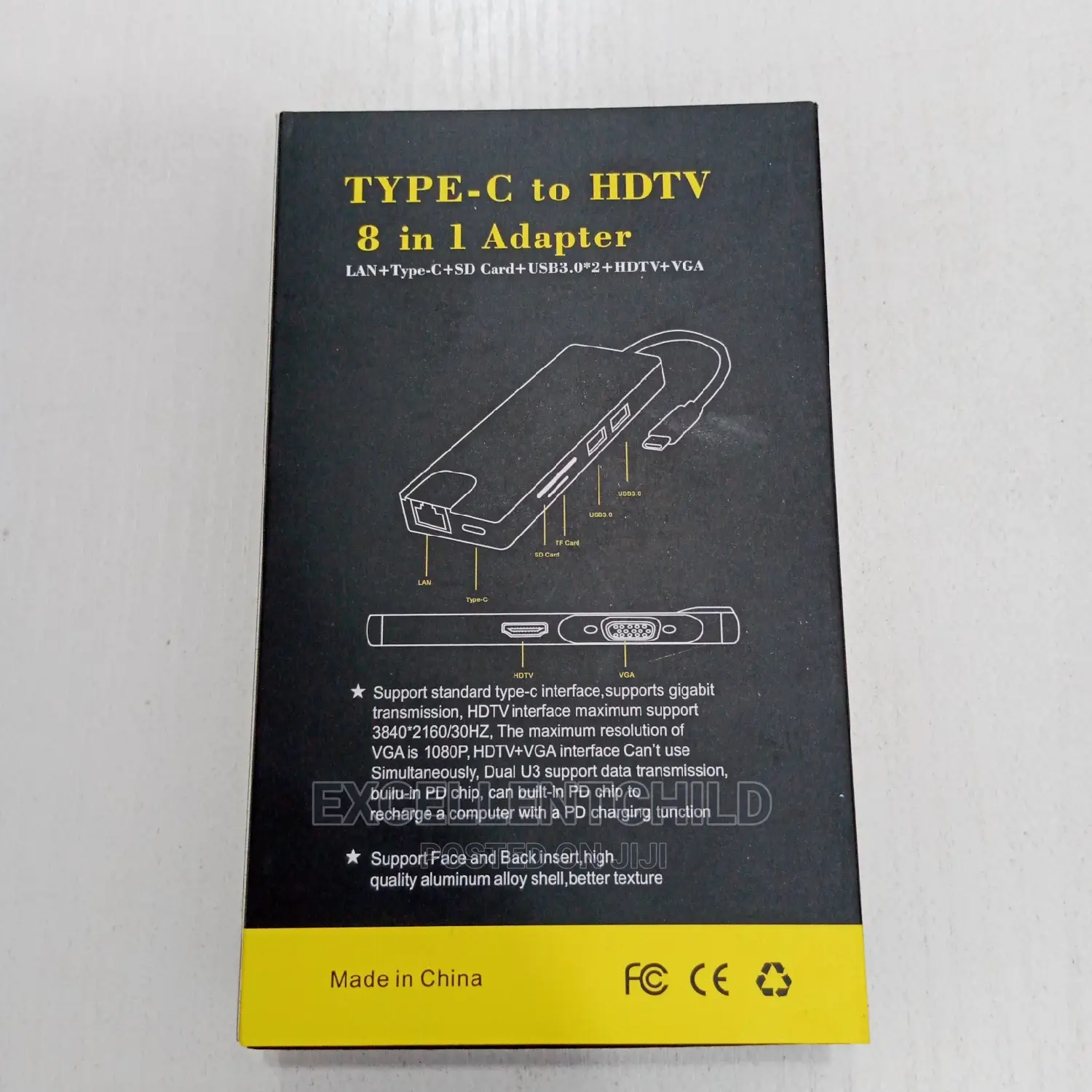 Connectivity (Type-C to HDTV 8 in 1)