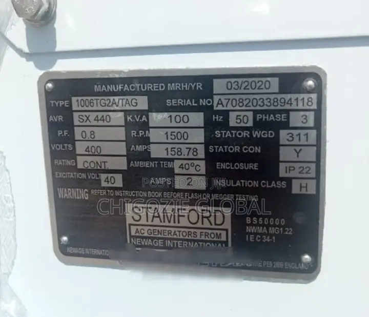 Perkins 100kva Soundproof
