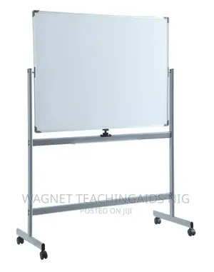 4x4feet Double Sided White Magnetic Board on Movable Stand