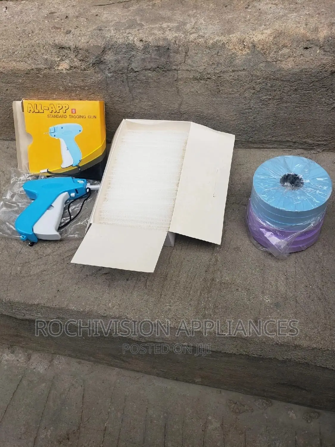 Complete Tagging Set, Tagging Gun Bullet And Paper