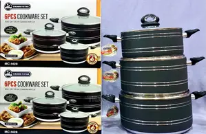 Master Chef Non-Stick Pots - 3 Pieces