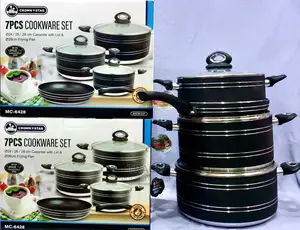 Crownstar 7pcs Non Stick Pot Set Frying Pan (3pot/1frypan)
