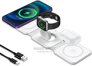 Magnetic Foldable 3 in 1 Charging Station
