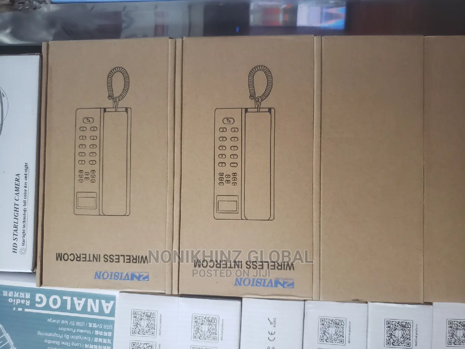 Wireless Intercom Phone White