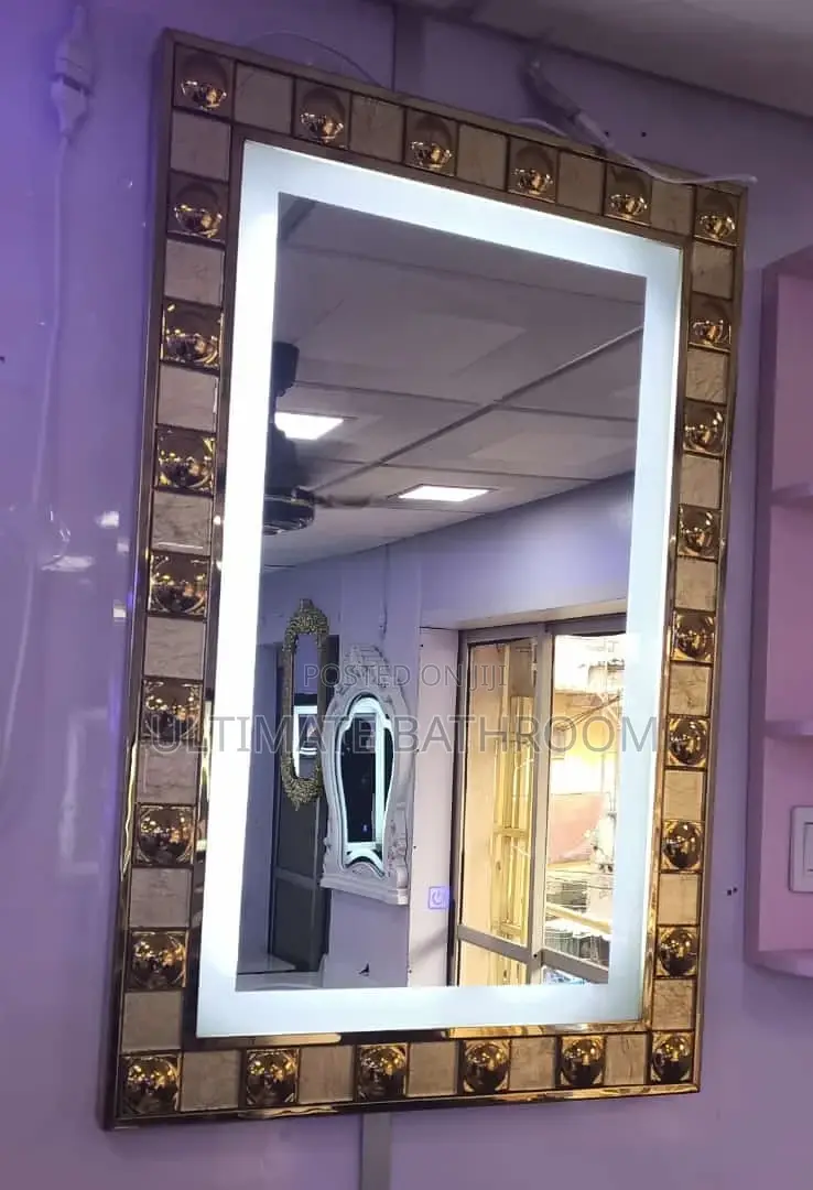 80×60cm Gold Frame Mirror
