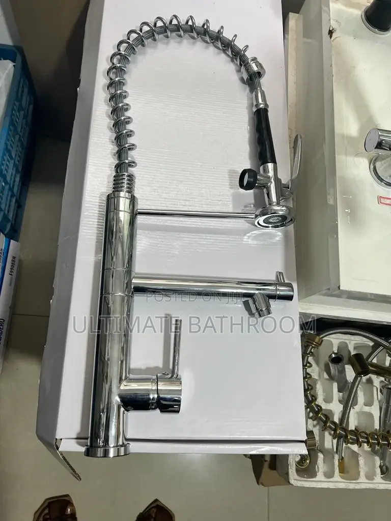High Quality Chrome Double Kitchen Mixer Tap