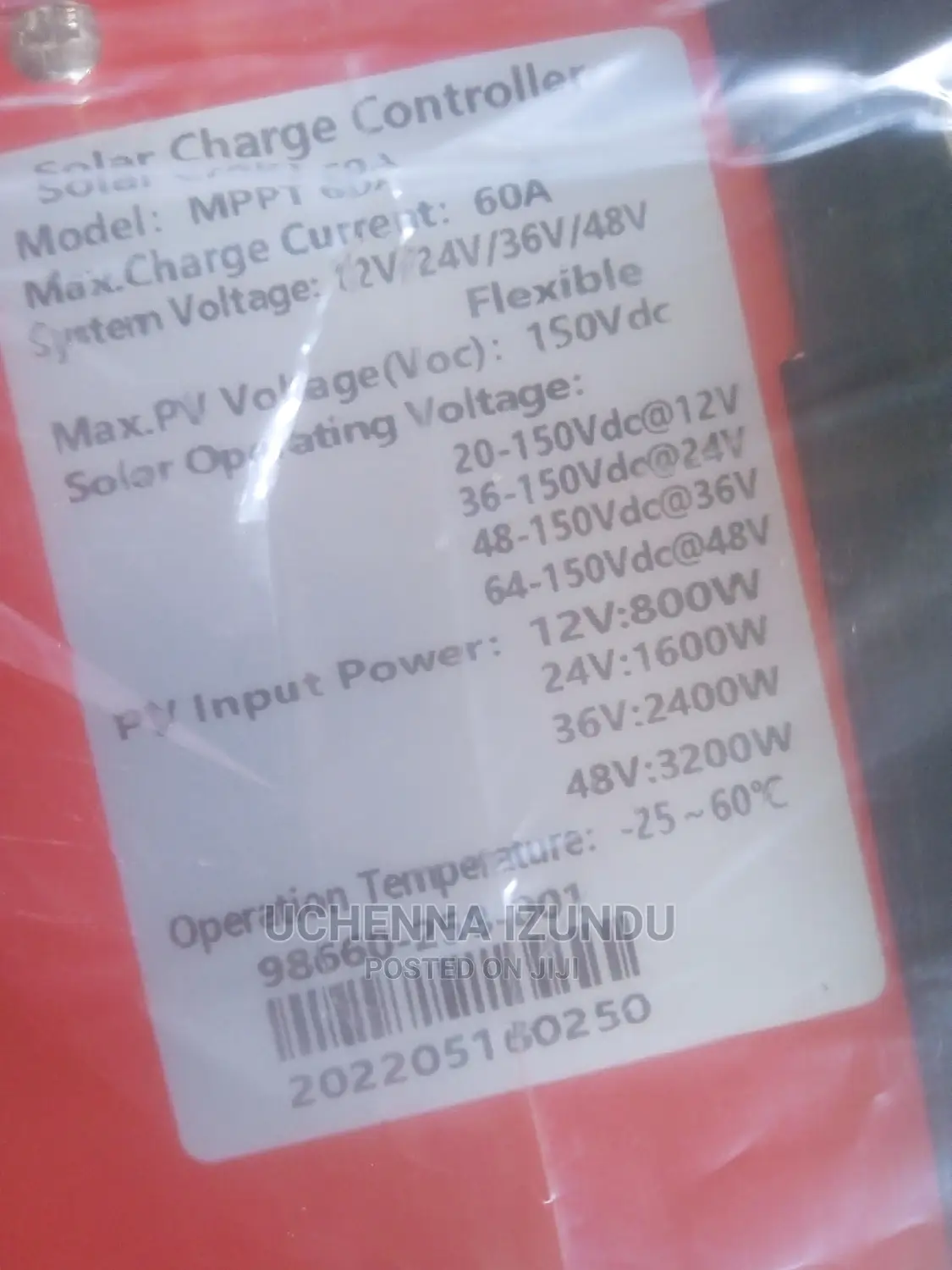 60 Amps Grovolt MPPT Charge Controller