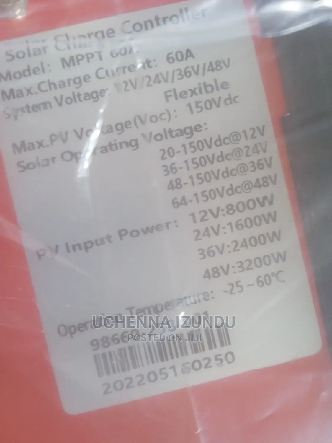 60 Amps Grovolt MPPT Charge Controller