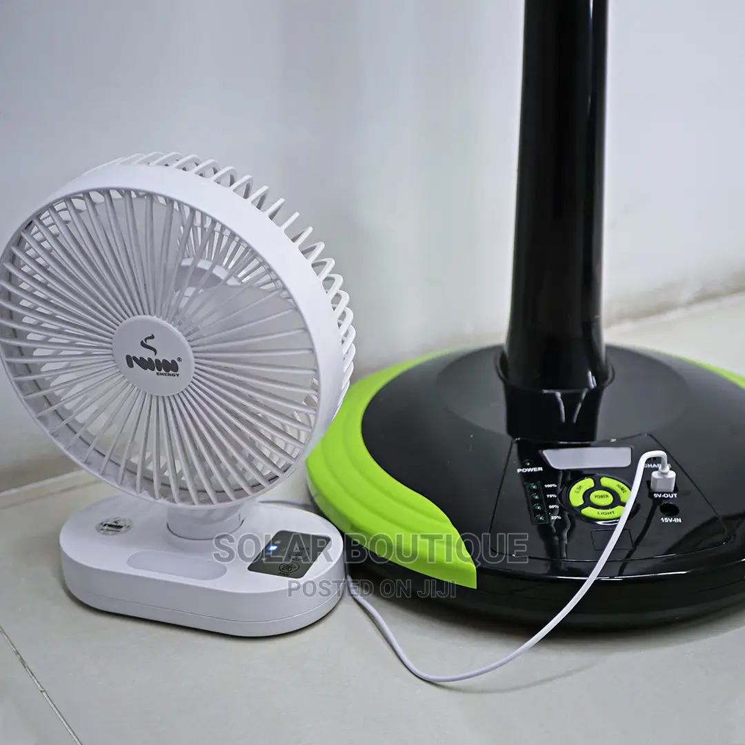 Solar Rechargeable Fan