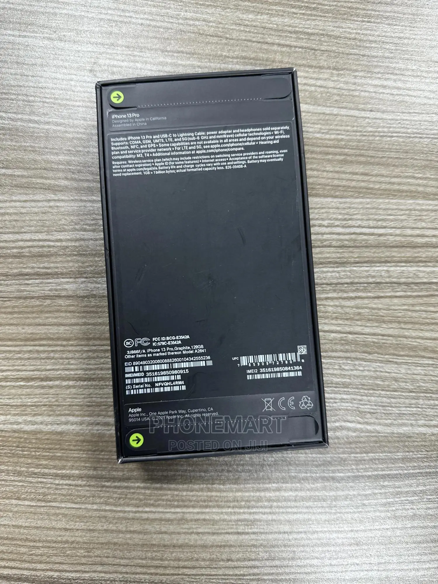 New Apple iPhone 13 Pro 128 GB Black