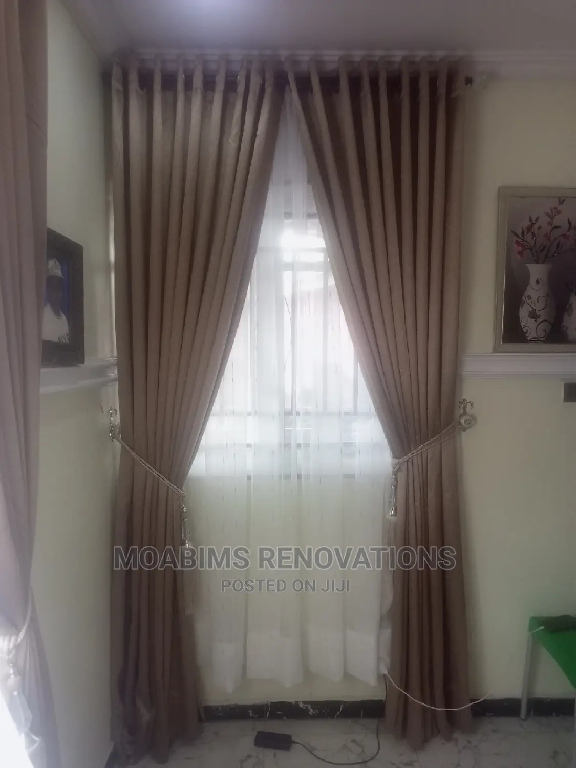 Turkish Blackout Curtain Light Brown